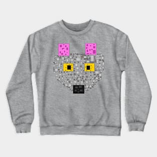 Squared-up Wolf Crewneck Sweatshirt